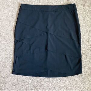 GOLD Flava Black Plus Size Layer Pencil Skirt 24